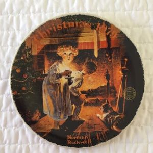 Vintage Norman Rockwell Christmas Plate 1979